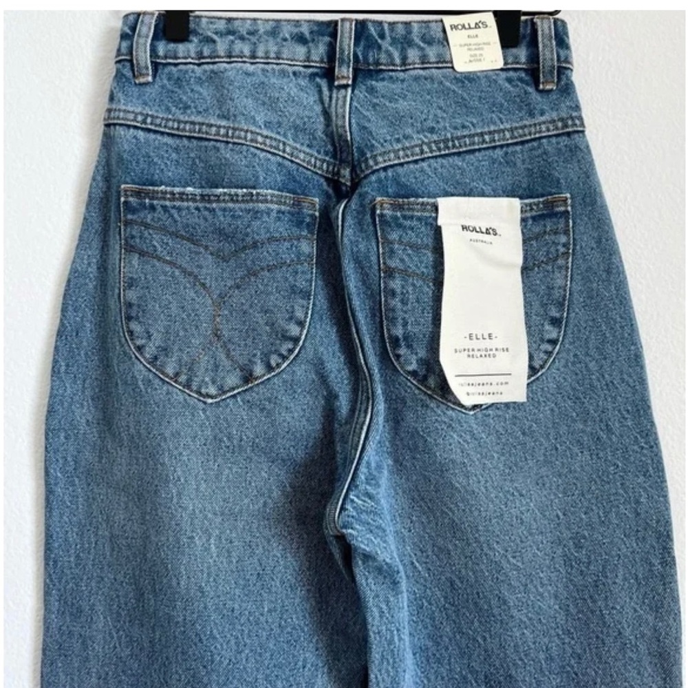 Rolla's Elle Super High Rise Relaxed Jeans NWT - Picture 7 of 8